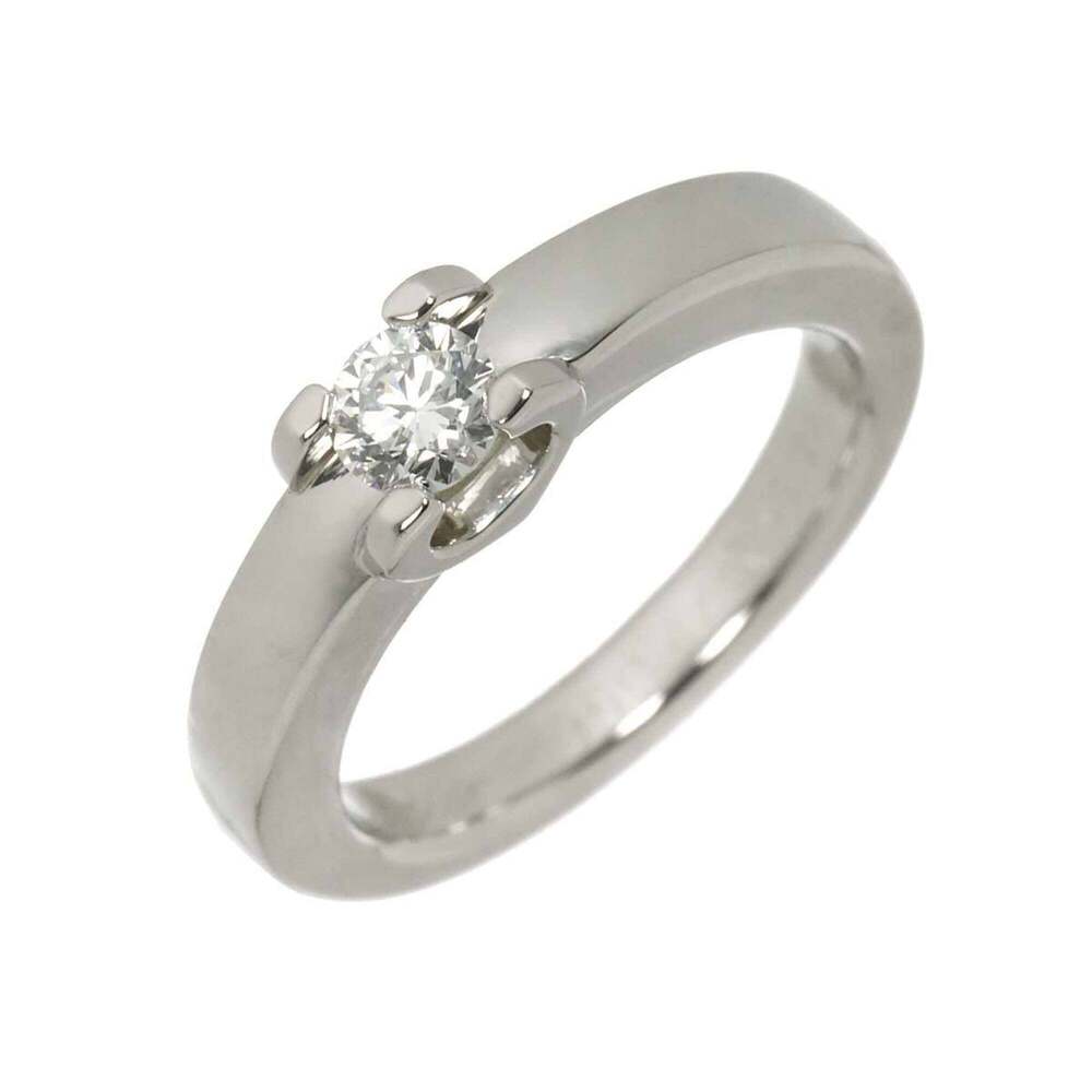 CARTIER Silver Diamond Ring